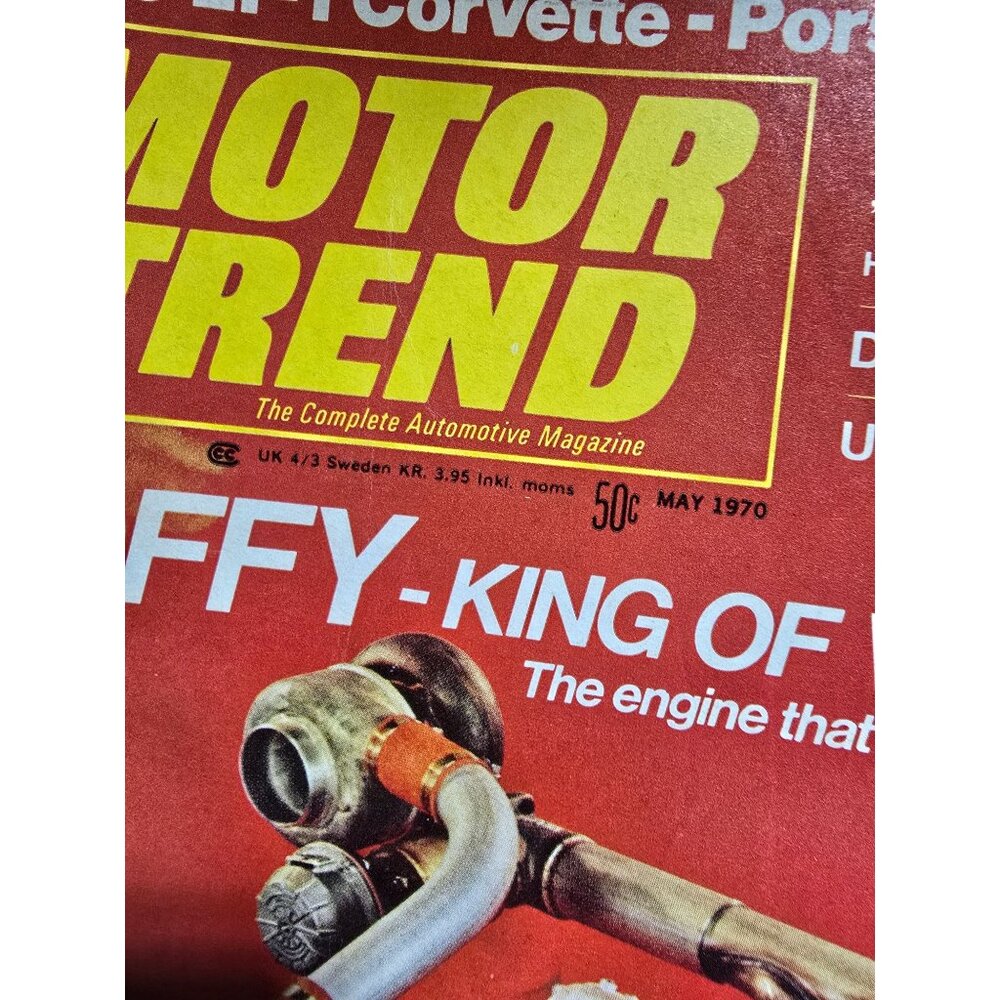 Vintage Motor Trend Magazine May 1970 Automotive Collectors Edition - Picture 2 of 9